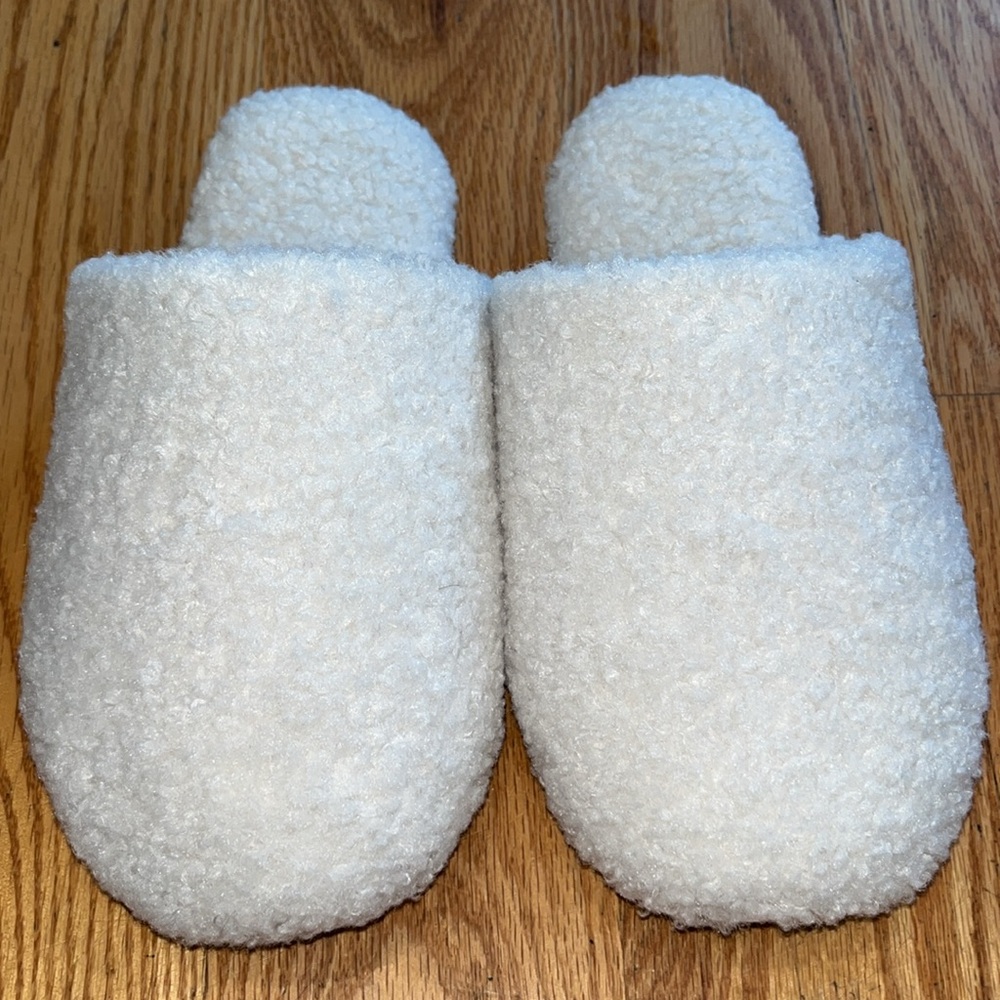 J. Crew Sherpa Scuff Slippers